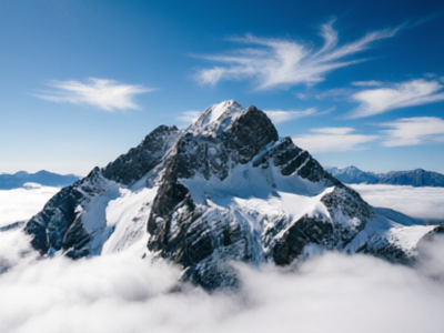 雪山美景